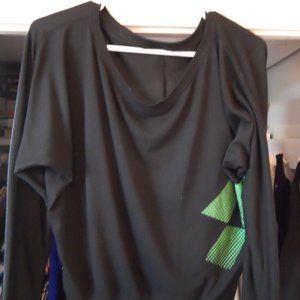 K&N small long sleeve shirt black green
